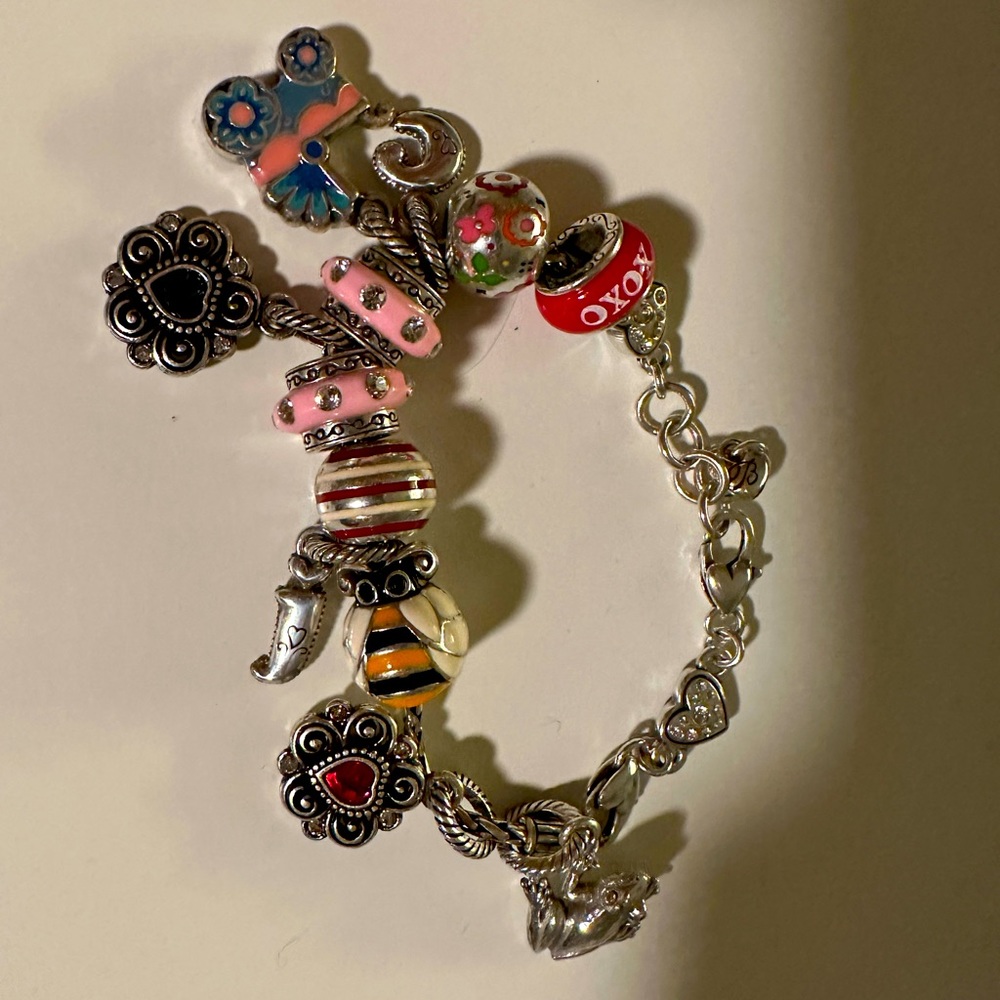 Brighton bracelet w/charms